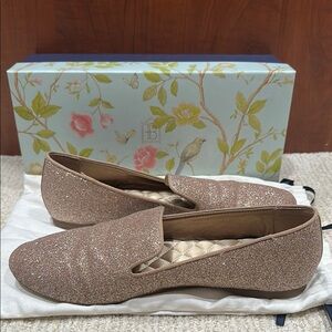 Birdies Sparkling Tan Loafers